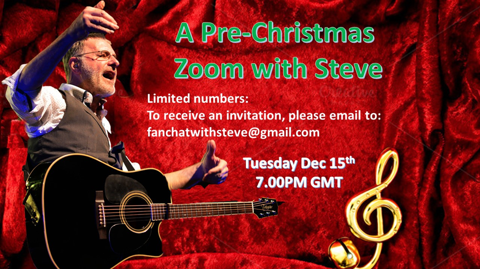 A Pre-Christmas Zoom with Steve